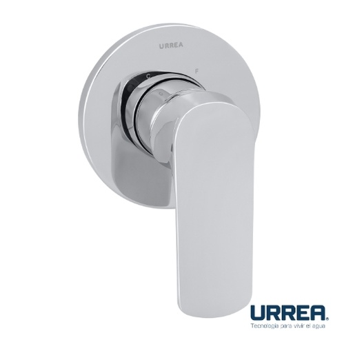 [0504F9437LU] MONOMANDO PARA REGADERA Y/O TINA SENCILLO CASSIA CROMO 9437LU URREA