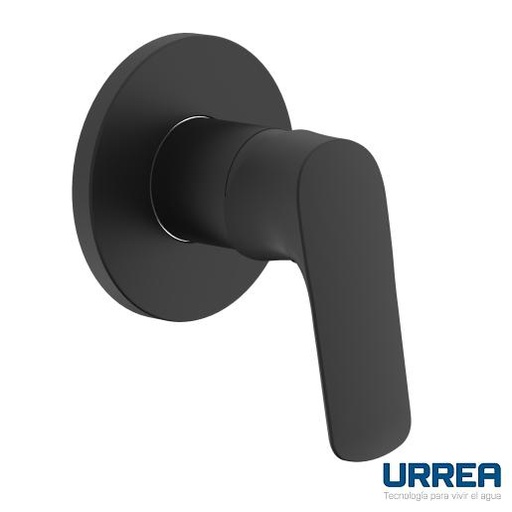 [0504F9437LU2] MONOMANDO PARA REGADERA Y/O TINA SENCILLO CASSIA NEGRO MATE 9437LU.2 URREA