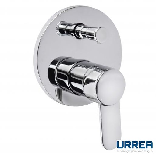 [0504F9438NK] MONOMANDO PARA REGADERA Y/O TINA CON DESVIADOR NEEK® CROMO  F-9438NK URREA