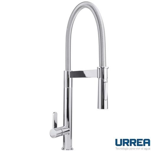 [0504F9441] MONOMANDO PARA FREGADERO CON NARIZ FLEXIBLE CROMO 9441 URREA