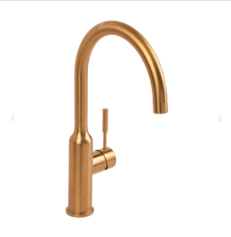 [0504F94945INOX] MONOMANDO PARA FREGADERO SENCILLO COLOR ORO 9494.5INOX URREA