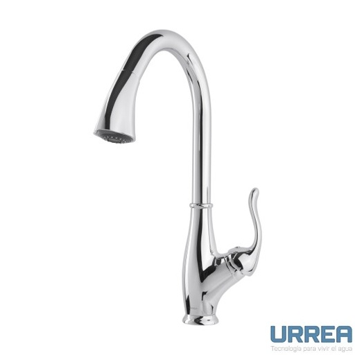 [0504F9497] MONOMANDO PARA FREGADERO CROMO 9497 URREA