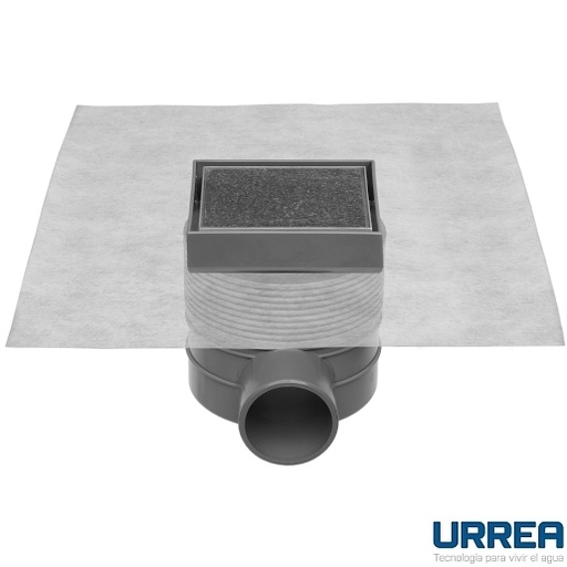 [0504FCCI] COLADERA CUADRADA INSERTO CERAMICO 10 X 10 CM ABS CCI URREA