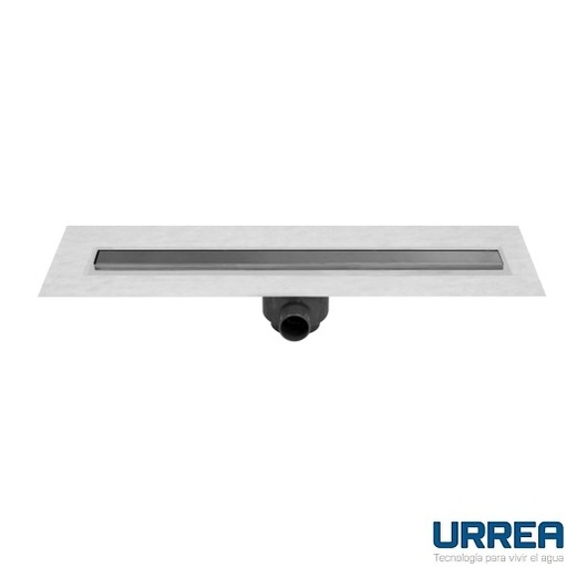 [0504FCR50INOX] COLADERA LINEAL CON CUBIERTA DE ACERO INOXIDABLE DE 50 CM CR50INOX URREA
