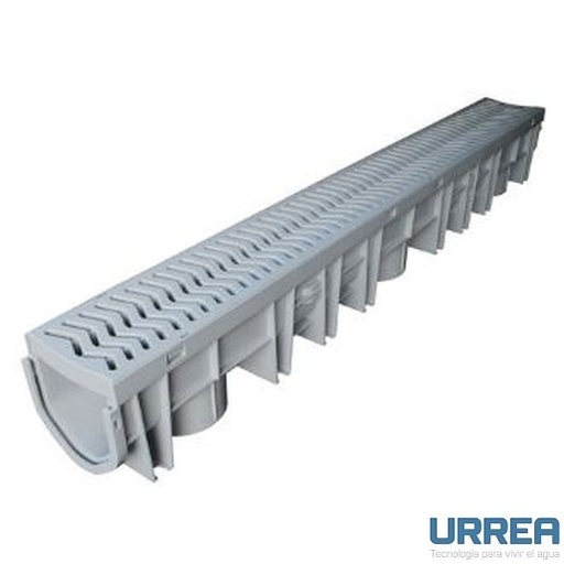 [0504FCX1] COLADERA RECTANGULAR PARA EXTERIORES DE PLASTICO 100 CM CX1 URREA