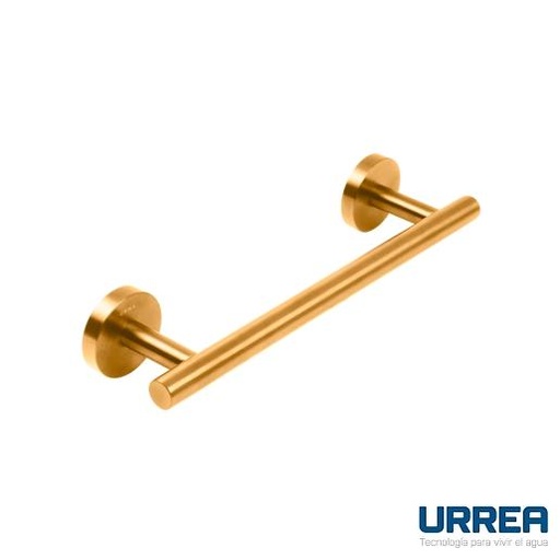 [0504FINOX095] TOALLERO DE BARRA CORTO INOX COLOR ORO F-INOX.09.5 URREA