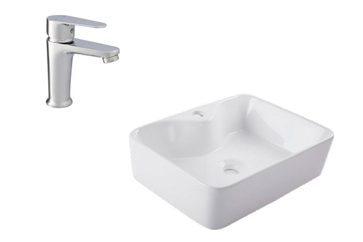 [0504FKLM1003A021] PAQUETE LAVABO + MONOMANDO KUUN URREA