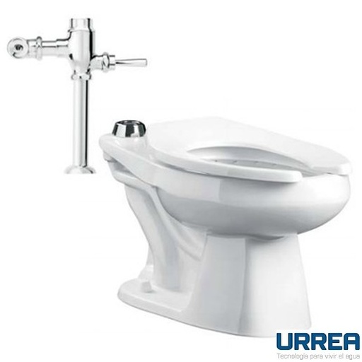 [0504FKWC2532] TAZA CON FLUXOMETRO DE PALANCA 6 LPD F-KWC2532