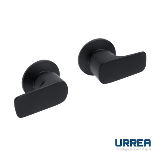 [0504FLU2] JUEGO DE MANERALES GRANDES CASSIA NEGRO LU.2 URREA