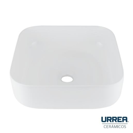 [0504FLV1070C021] LAVABO SERRA CUADRADO SIN REBOSADERO BLANCO LV1070C021 URREA