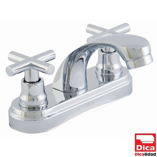 [0505F4039] VALVULA MEZ.  P/ LAVABO 4" C/MLS CRUCETA F-4039 DICA