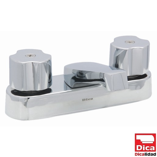 [0505F4048] MEZCLADORA PARA LAVABO 4" C/CART 1/4 VUEL C/MANE