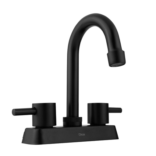 [0505F40662] MEZCLADORA PARA LAVABO 4" ECOLOGICA TIPO BAR NEGRO MATE 4066.2 DICA
