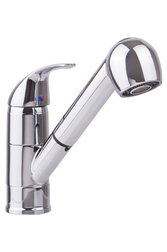 [0505F4081] MONOMANDO PARA FREGADERO ECOLOGICO CON NARIZ RETRACTIL F-4081 DICA