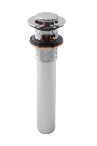 [0505F4206CP] CONTRA LATON CUB PUSH P/LAV C/REBOSADERO CROMO F-4206CP DICA