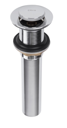 [0505F4206CPS] CONTRA TIPO PUSH SIN REBOSADERO CROMO PARA LAVABO F-4206CPS DICA