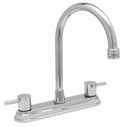 [0505F4321] MEZCLADORA PARA FREGADERO 8" F-4321 DICA