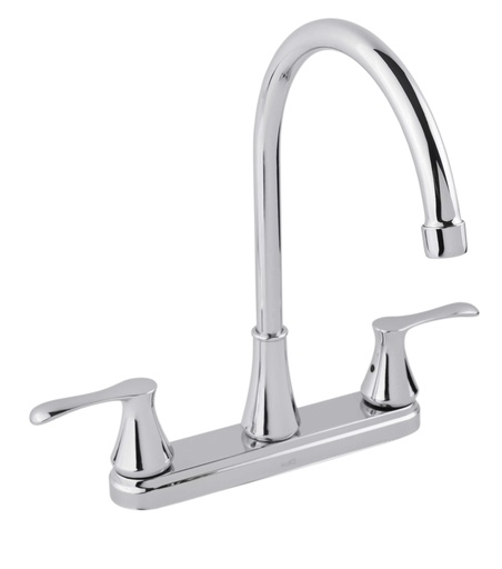 [0505F4333] MEZCLADORA PARA FREGADERO 8" ECOLOGICA CROMO F-4333 DICA