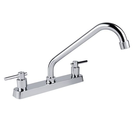 [0505F4335TS] MEZCLADORA PARA FREGADERO 8" CUELLO CORTO 4335TS DICA