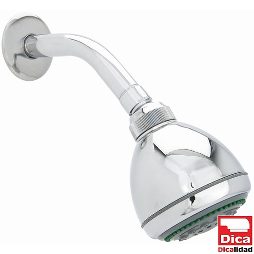 [0505F4509B] REGADERA BRAZO Y CHAPETON 3 FUNCIONES F-4509B