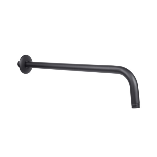 [0505F4552BRR2] BRAZO REDONDO DE 40 CM A PARED CON CHAPETON NEGRO MATE 4552BRR.2 DICA