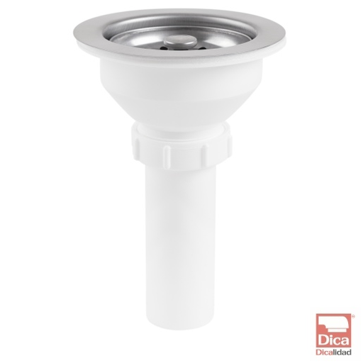 [0505F4814] CONTRA CANASTA ACERO INOX-POLIPROPILENO