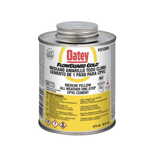 [06ACPVCCE453] CEMENTO PARA CPVC 16 Oz. (453 ml)