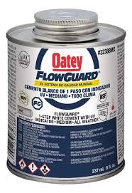 [06FWGCEA125] CEMENTO FLOWGUARD BLANCO 125 ML-1/8 AZUL