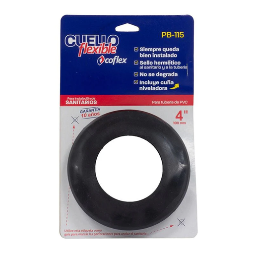 [0127C2PB115] CUELLO FLEXIBLE PARA TUBERIA DE 4" COFLEX