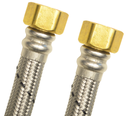 [0127CABA60] MANGUERA PARA CALENTADOR AC INOX 60 CM 3/4" N.P.T. x 3/4" F.I.P F-AB-A60 COFLEX"