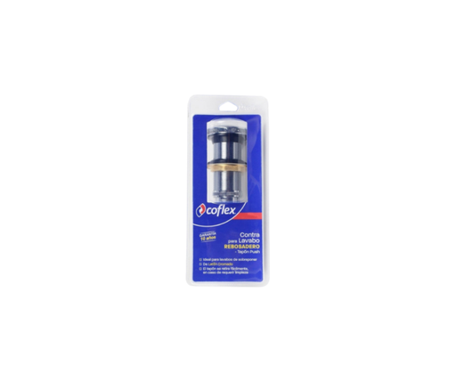 [0127CPH219] CONTRA CON TAPON PUSH P/ LAVABO F-PH-219 COFLEX
