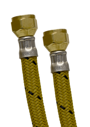 [0127CVGB100] MANGUERA PARA GAS VINILO 3/8"" FLARE X 3/8"" FLARE F-VG-B100 COFLEX"