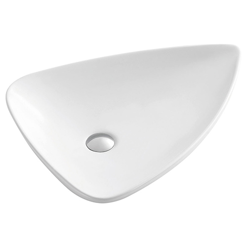 [0924LC022] LAVABO CERAMICO BLANCO DE S/PONER TRIANGULAR S/ORIFICIO LC 022 VAND