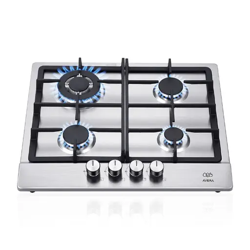 [16FAI4] PARRILLA DE COCCION A GAS 4 QUEMADORES AC INOX F-AI4 AVERA