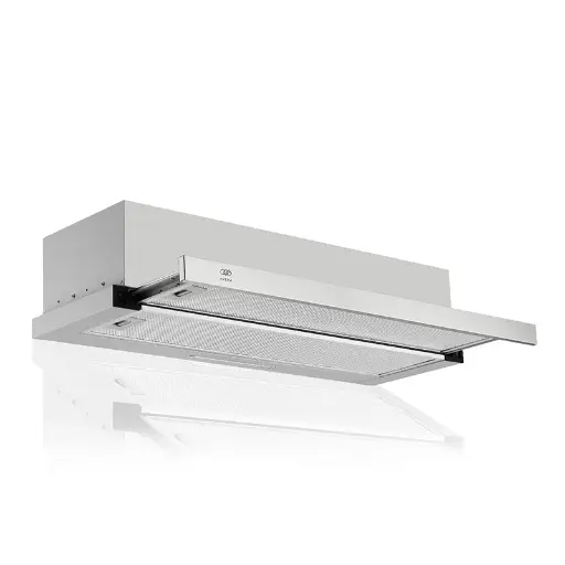 [16FCED90] CAMPANA EMPOTRABLE OCULTA DESLIZABLE AC INOX 90CM F-CED90 AVERA