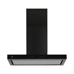 [16FCEN90B] CAMPANA DE ISLA AC INOX NEGRO 90 CM F-CEN90B AVERA