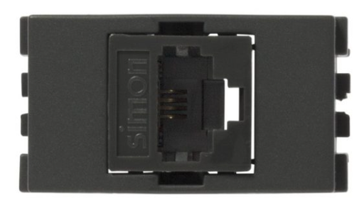 [ESIM2548238] TOMA INFORMATICA RJ-45 CAT 5E GRAFITO SIMON