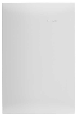 [ESIM2560030] PLACA BLANCA CIEGA CON CHASIS SIMON