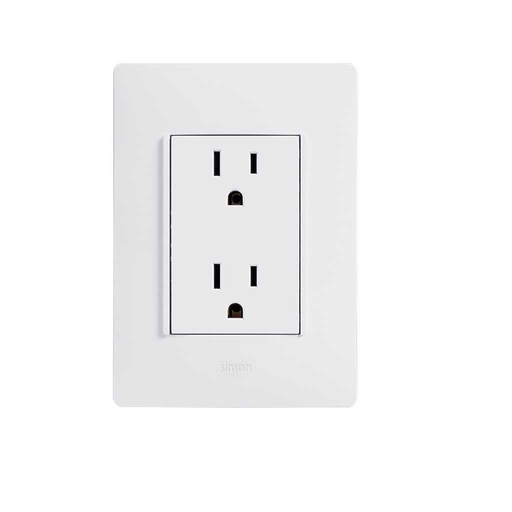 [ESIM2600424060] PLACA CON TOMA CORRIENTE DUPLEX S26