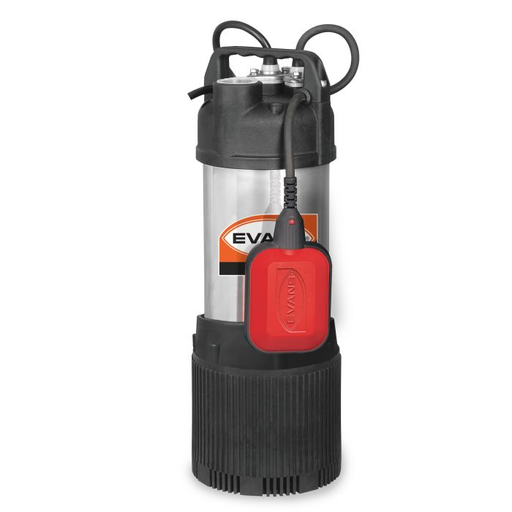 [VSPM1ME075FF] BOMBA SUMERGIBLE P/ CISTERNA DOMESTICA 3/4 HP SPM1ME075F-F EVANS