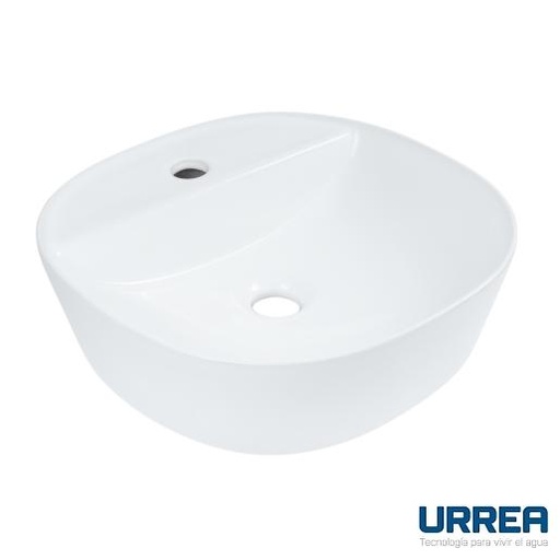 [09OSERLC1B] LAVABO SERRA CUADRADO DE 1 TALADRO BLANCO LV1070D021 URREA