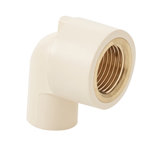 [0107011390HB] CODO 90 C/ INSERTO DE BRONCE RH-NTO X CEM CPVC