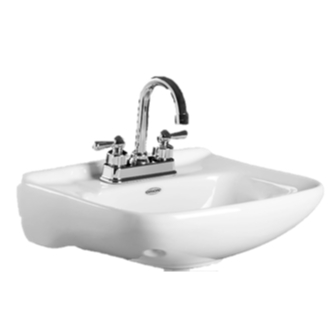[0505F52458022] LAVABO 2501 4" BLANCO 52458022 DICA