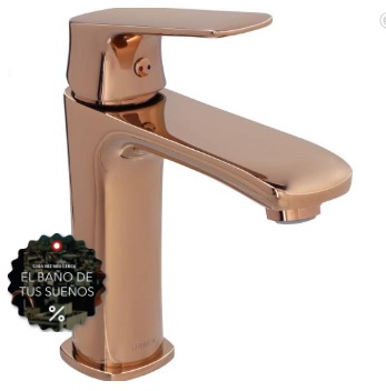 [0504F9433LU7] MONOMANDO PARA LAVABO CORTO ROSE GOLD CASSIA®  9433LU.7 URREA