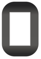 [EH044] PLACA LINEA TROPICO TITANIO H-044 SERIE SEL