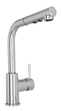 [0504F9481] MONOMANDO PARA COCINA CUADRADO CROMO F-9481 URREA